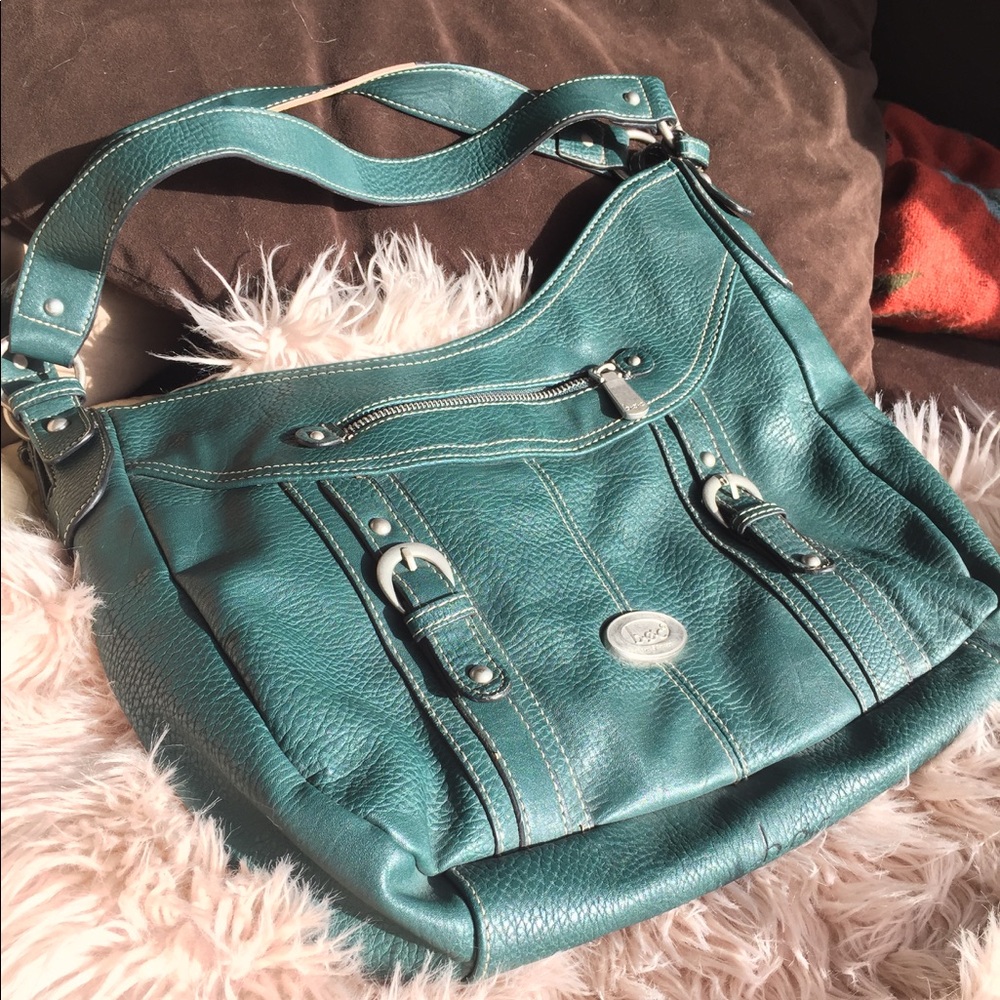 B.O.C. Emerald Leather Purse